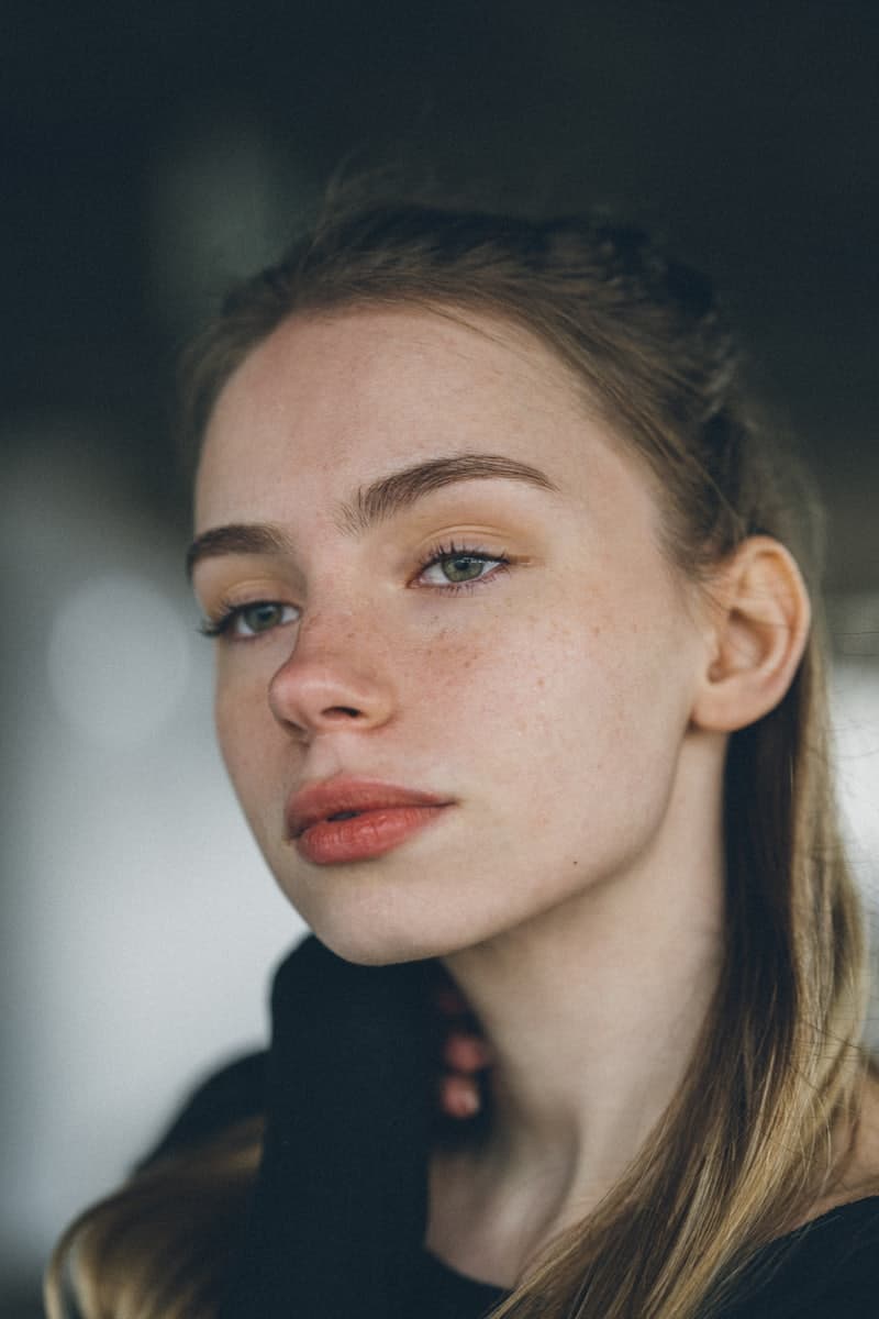 Soft glam beauty close-up
